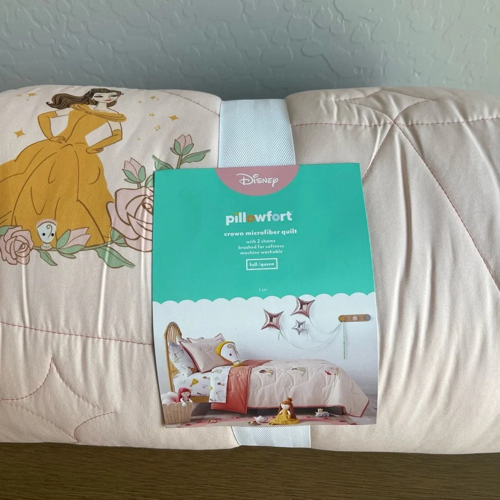 Full/Queen Princess Characters Kids' Quilt -The Disney Collection by Pil…